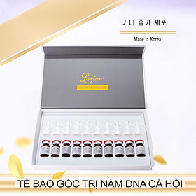 Hộp 10 lọ Tế bào gốc mờ thâm, giảm nám Larian (Larian whitening Ampoule)