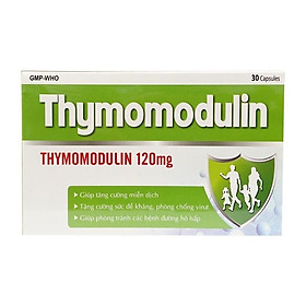 Combo 2 Hộp Viên uống Thymomodulin 120mg tăng cường sức đề kháng, phòng tránh bệnh đường hô hấp - Hộp 30 viên