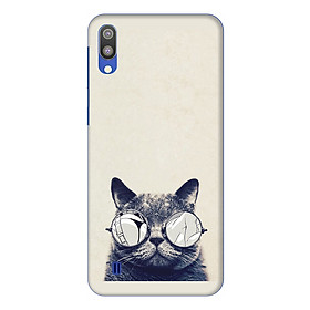 Ốp lưng dành cho điện thoại Samsung Galaxy M10 hình Mèo Con Đeo Kính Mẫu 1 - Hàng chính hãng
