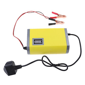 Car Motorcycle Battery Charger 12V 6A Adapter Power Supply Input220V UK Plug