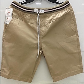 Quần Short Kaki Nam Lưng Thun Co Giãn, Form Chuẩn, Mặc Thoải Mái
