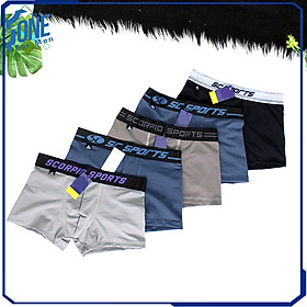 Quần Lót Boxer Nam VNXK Nhật Cao Cấp, Quần Lót Đùi Cotton Chiết Xuất Tự Nhiên Siêu Thoáng Mát - Co Giãn 4 Chiều - Thấm Hút Tuyệt Đối - Sợi Tre Mềm Mịn