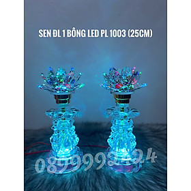 Mua ĐÈN THỜ PHA LÊ CAO CẤP 1003 (25CM) GIÁ BÁN 1 CẶP