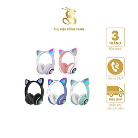 Mua Tai nghe không dây  chụp tai mèo STN-28  Bluetoth 5.0  có mic đàm thoại