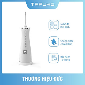 Tăm Nước Thông Minh TAPUHO TWT2024, Tăm Nước Đa năng Xung nhịp 2200-3000 lần/ phút Pin 2000 mAh Dung tích 250ml - Hàng Chính Hãng- Bảo Hành 24 Tháng