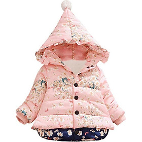 Snow Wear new baby girl winter coat Children Outerwear, baby girls Cartoon Winter Coat, baby jackets, girl's clothing
