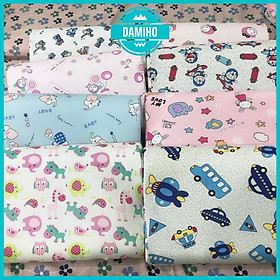 Mua Gối cao su non cho bé rất êm mềm size 37x25x5cm  vỏ gối và ruột gối rời dễ dàng vệ sinh - DAMIHO