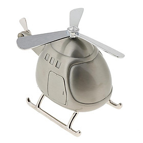 Lovely Cartoon Helicopter Piggy Bank Money Box Saving Pot for Home Decor