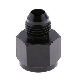 2X 35mm 8AN Female to 6AN Male Swivel Reducer Adapter Fittings Aluminum - Black