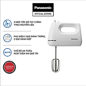 Máy đánh trứng cầm tay Panasonic MK-GH3WRA - Hàng Chính Hãng
