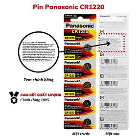 Mua {Panasonic VN nhập khẩu} Pin Cúc Áo Panasonic  CR1220 3V Lithium dùng cho đồng hồ  thiết bị điện tử... - 1 Viên