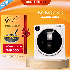 Máy Sấy Quần Áo Thông Hơi 2GOOD GB12 6Kg Gồm 2 Chế Độ Sấy Nóng Lạnh Riêng