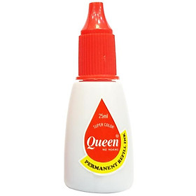 Mực Lông Dầu 25ml - Queen RFI-02 - Mực Đỏ