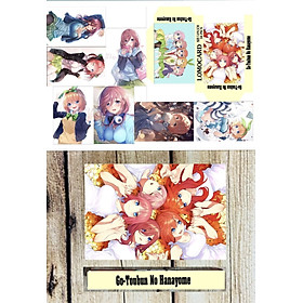 Hộp 30 ảnh lomo card Gotoubun no Hanayome nhà có 5 nàng dâu/ Ảnh thẻ card in hình nhà có 5 nàng dâu