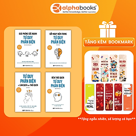 COMBO 4 CUỐN - TƯ DUY PHẢN BIỆN - Thinknetic - (Bẫy Ngụy Biện Trong Tư Duy Phản Biện, Rèn Thói Quen Tư Duy Phản Biện, Giải Phóng Sức Mạnh Tư Duy Phản Biện, Tư Duy Phản Biện Từ Làm Quen Đến Thói Quen) - (bìa mềm)