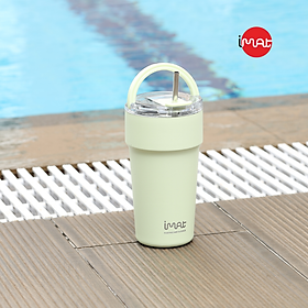 Ly/Cốc Imat Tumbler Inox Giữ Nhiệt Quai Xách Inox 304 710ml|900ml Nắp Tritan