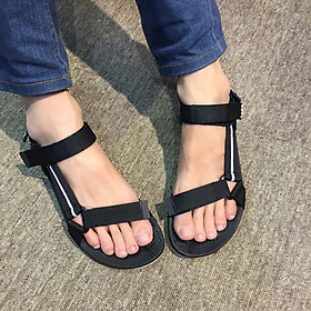 >> SO SÁNH GIÁ GIÀY NAM HỌC SINH | Shopee Lazada Sendo Tiki 52 Giày sandals học sinh nam quai dù mềm êm chân siêu bền, không ngại mưa nắng, rửa nước thoải mái DA611-ĐXN