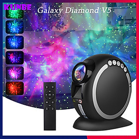 Hình ảnh Đèn Thiên Hà Galaxy Diamond V5 Luxury KUNBE Kết Hợp Loa Bluetooth Chiếu Bầu Trời Sao Đêm Cho Phòng Bay, Sân Khấu