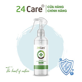 Hình ảnh Xịt Phòng Tinh Dầu Thảo Mộc Hữu Cơ Organic 24Care 250ML - Kháng khuẩn - Khử mùi hôi - Đuổi muỗi, côn trùng - Tập trung tinh thần làm việc, lái xe, học hành - Hương thơm thư giãn