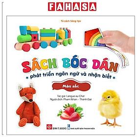 Sách - Sách Bóc Dán Phát Triển Ngôn Ngữ Và Nhận Biết - Màu Sắc