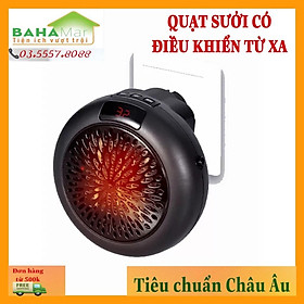 Mua QUẠT SƯỞI ĐIỆN ĐỂ BÀN CÓ ĐIỀU KHIỂN TỪ XA  BAHAMAR  với phương pháp sưởi gốm làm ấm mà không khô không ồn