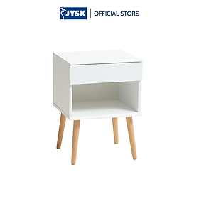 Mua Tủ đầu giường | JYSK Korsvang | gỗ công nghiệp | trắng | R40xS35xC55cm