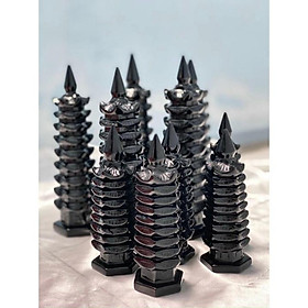THÁP VĂN XƯƠNG Đá ONYX đen 9 Tầng - ĐáPhongThủy_NgũHành
