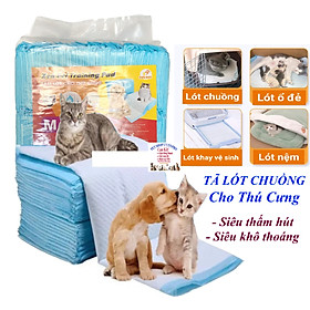 Tã lót chuồng cho Chó Mèo Zen Pet Training Pad 5 lớp Siêu thấm hút, khô thoáng, kháng khuẩn