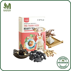 Trà Thanh Xuân Dalahouse Hộp 50g - Thanh Nhiệt, Mát Gan, Cải Thiện Giấc Ngủ, Tốt Cho Tim Mạch, Giảm Cân, Eatclean, Healthy