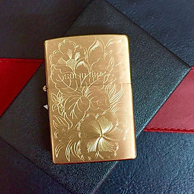 Bật Lửa Zippo Khắc Hoa Mai 02 Bật Lửa Zippo 204.Hm02