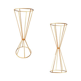 2x iron Flower Stand Flower Holder Decorative for Reception