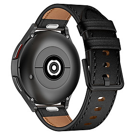 Mua Dây Da Thật Nút Nhấn Tháo Nhanh cho Galaxy Watch 7 / Galaxy Watch 6 / 6 Classic / Galaxy Watch 5 / 5 Pro / 4 / 4 Classic Size 20mm - Hàng Chính Hãng