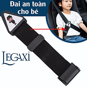 Đai an toàn, bộ điều chỉnh, dây an toàn bảo vệ cho bé ngồi xe ô tô, xe hơi Legaxi