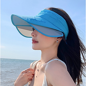 Mũ chống nắng vành điều chỉnh cao cấp chống tia UV, nón nữ rộng vành mẫu mới 2023