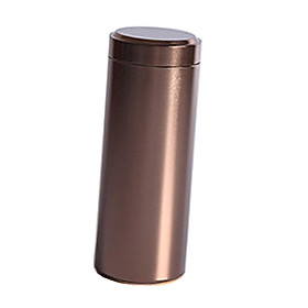 Tea Coffee Sugar Container Sealed Can Box Storage Tin Jar Canister Brown