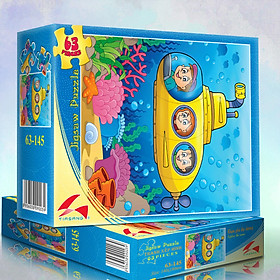 Tranh xếp hình Tia Sáng Khám phá đại dương ( 63 mảnh)