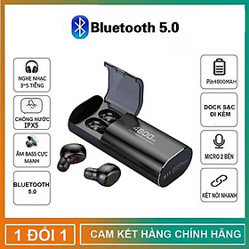 Tai nghe Bluetooth Không Dây Nhét Tai Kiêm Sạc Dự Phòng Amoi S11 TWS Nâng Cấp Hơn i7, i9, i12, F9, F9 Pro