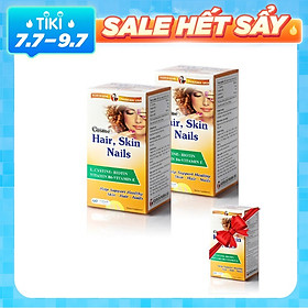 COMBO 2 CHAI TPCN COSME HAIR SKIN NAILS kích thích mọc tóc nhanh, giúp cho chân tóc chắc khoẻ - Chai 60 viên TẶNG 1 CHAI