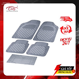 Bộ Thảm Lót Sàn Ô Tô PACKY PODA 6255 Màu Xám 4 Chỗ