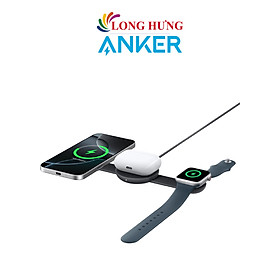 Mua Đế sạc Anker MagGo Wireless UFO 3 in 1 USB-C 15W Foldable B25M8 - Hàng chính hãng