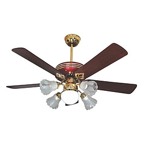 Mua Quạt Trần Đèn Trang Trí Cao Cấp Kim Thuận Phong KN508  Cánh Gỗ Sải Cánh 1.4m  Công Suất 90W (Hàng chính hãng)