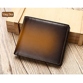 Ví nam ngang da bò loang cao cấp chống RFID BHM1216