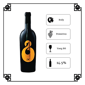 Rượu Vang Ý 816 Primitivo Di Manduria