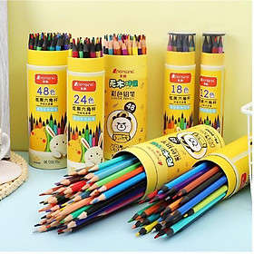 Hộp 36 bút chì màu cho bé thỏa sức tô màu, bộ 36 chút chì rẻ đẹp