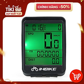 Đồng hồ đo tốc độ xe đạp không dây Màn hình LCD đa chức năng