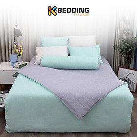 Bộ ga giường K-Bedding KMTP304 chất liệu Microtencel mềm mại, thoáng mát (KHÔNG BAO GỒM CHĂN) - 1m8x2m