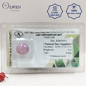 Mua Viên đá Sapphire thiên nhiên kiểm định AIGD_HA-RB00065