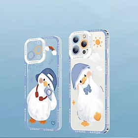 Ốp lưng dành cho iPhone 13 Pro Max/13 Pro/ 13 Vịt Cute chống sốc bảo vệ camera _ Hàng Chính Hãng