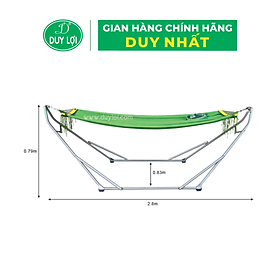 Mua BỘ VÕNG XẾP KHUNG THÉP DUY LỢI CỠ ĐẠI (QUÀ TẶNG 10 MÓC ÁO KÉP NHỰA CAO CẤP DUY LỢI)
