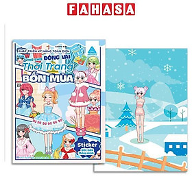 Sách - Bóc Dán Thông Minh - Phát Triển Kỹ Năng Toàn Diện - Trò Chơi Đóng Vai - Thời Trang Bốn Mùa